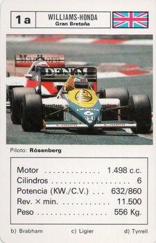 1988 Fournier Gran Prix #1a Keke Rosberg Front