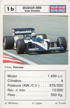 1988 Fournier Gran Prix #1b Riccardo Patrese Front