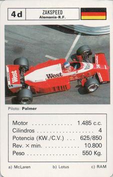1988 Fournier Gran Prix #4d Jonathan Palmer Front