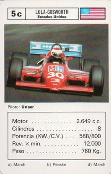 1988 Fournier Gran Prix #5c Al Unser Jr. Front