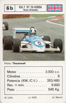 1988 Fournier Gran Prix #6b Mike Thackwell Front