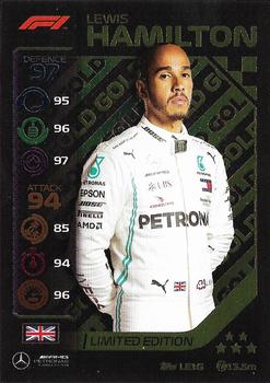 2020 Topps Turbo Attax Formula 1 - Limited Edition #LE1G Lewis Hamilton Front