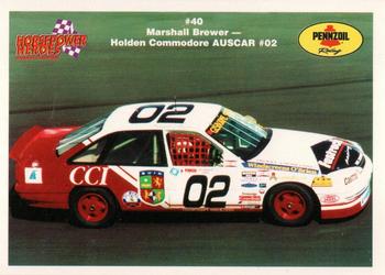 1994 Horsepower Heroes #40 Marshall Brewer Front
