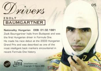 2006 Futera Grand Prix #05 Zsolt Baumgartner Back