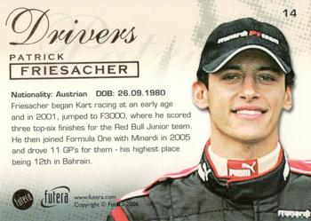 2006 Futera Grand Prix #14 Patrick Friesacher Back