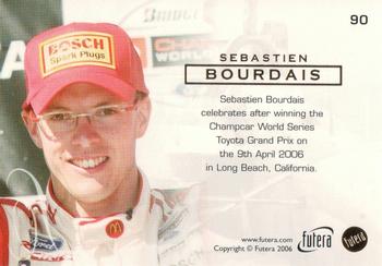 2006 Futera Grand Prix #90 Sebastien Bourdais Back