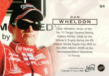 2006 Futera Grand Prix #94 Dan Wheldon Back