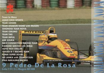 1997 Epoch Formula Nippon #050 Pedro De La Rosa Front