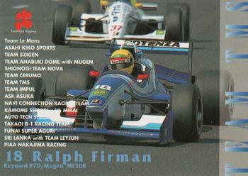 1997 Epoch Formula Nippon #055 Ralph Firman Front
