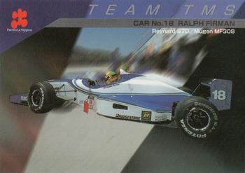1997 Epoch Formula Nippon #082 Ralph Firman Front