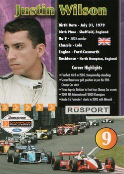 2006 Portland Grand Prix #NNO Justin Wilson Back