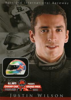 2006 Portland Grand Prix #NNO Justin Wilson Front
