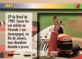 1995 Multi Editora Ayrton Senna #2 Ayrton Senna Back