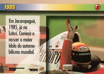 1995 Multi Editora Ayrton Senna #3 Ayrton Senna Back