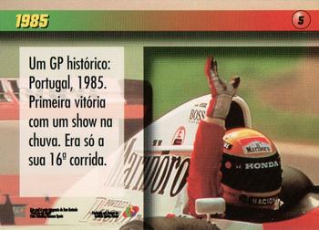1995 Multi Editora Ayrton Senna #5 Ayrton Senna Back