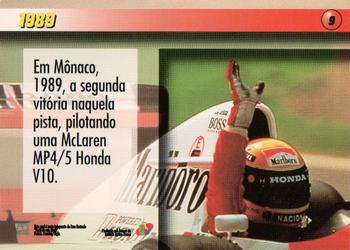 1995 Multi Editora Ayrton Senna #9 Ayrton Senna Back