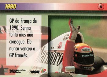 1995 Multi Editora Ayrton Senna #11 Ayrton Senna Back