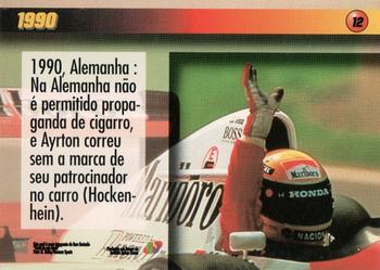1995 Multi Editora Ayrton Senna #12 Ayrton Senna Back