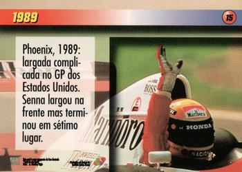 1995 Multi Editora Ayrton Senna #15 Ayrton Senna Back