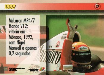 1995 Multi Editora Ayrton Senna #17 Ayrton Senna Back
