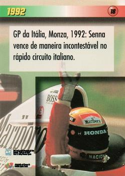 1995 Multi Editora Ayrton Senna #18 Ayrton Senna Back