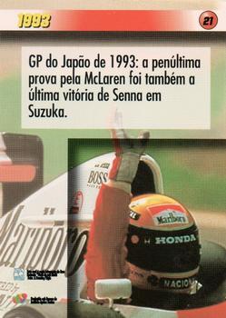 1995 Multi Editora Ayrton Senna #21 Ayrton Senna Back