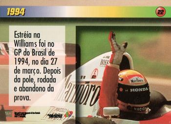 1995 Multi Editora Ayrton Senna #22 Ayrton Senna Back