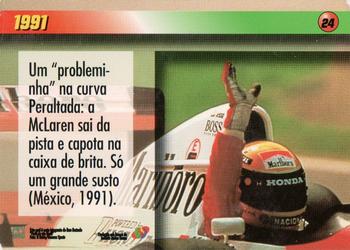 1995 Multi Editora Ayrton Senna #24 Ayrton Senna Back