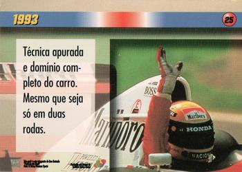 1995 Multi Editora Ayrton Senna #25 Ayrton Senna Back