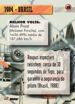 1995 Multi Editora Ayrton Senna #26 Ayrton Senna Back