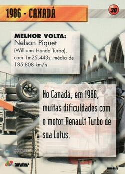1995 Multi Editora Ayrton Senna #30 Ayrton Senna Back