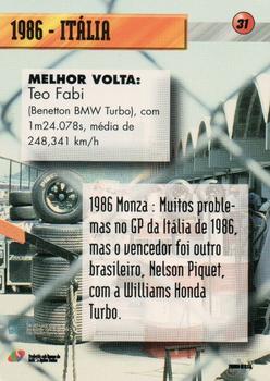 1995 Multi Editora Ayrton Senna #31 Ayrton Senna Back