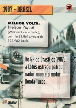 1995 Multi Editora Ayrton Senna #32 Ayrton Senna Back