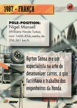 1995 Multi Editora Ayrton Senna #33 Ayrton Senna Back