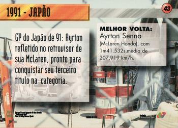 1995 Multi Editora Ayrton Senna #43 Ayrton Senna Back