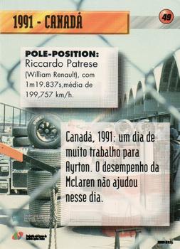 1995 Multi Editora Ayrton Senna #49 Ayrton Senna Back