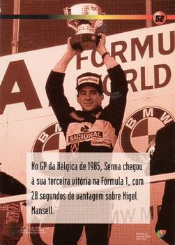 1995 Multi Editora Ayrton Senna #52 Ayrton Senna Back