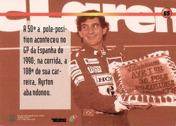 1995 Multi Editora Ayrton Senna #65 Ayrton Senna Back
