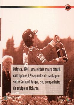 1995 Multi Editora Ayrton Senna #69 Ayrton Senna Back
