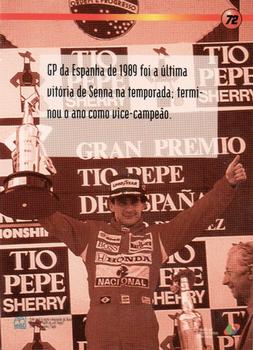 1995 Multi Editora Ayrton Senna #72 Ayrton Senna Back