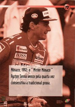 1995 Multi Editora Ayrton Senna #73 Ayrton Senna Back