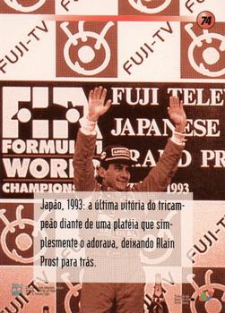 1995 Multi Editora Ayrton Senna #74 Ayrton Senna Back