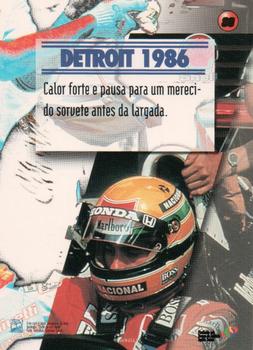 1995 Multi Editora Ayrton Senna #80 Ayrton Senna Back