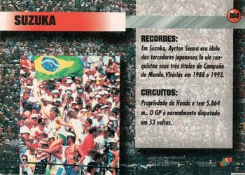 1995 Multi Editora Ayrton Senna #104 Ayrton Senna Back