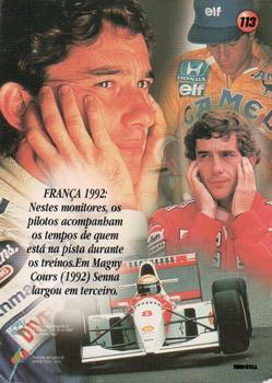 1995 Multi Editora Ayrton Senna #113 Ayrton Senna Back