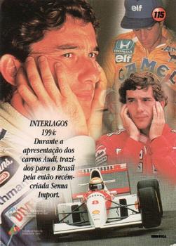 1995 Multi Editora Ayrton Senna #115 Ayrton Senna Back