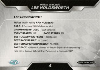 2013 ESP V8 Supercars #4 Lee Holdsworth Back