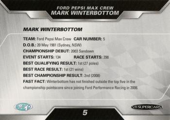 2013 ESP V8 Supercars #5 Mark Winterbottom Back
