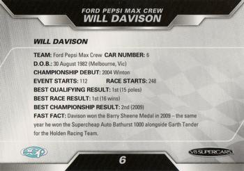 2013 ESP V8 Supercars #6 Will Davison Back