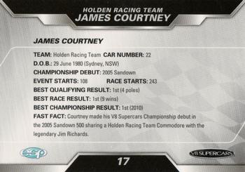 2013 ESP V8 Supercars #17 James Courtney Back